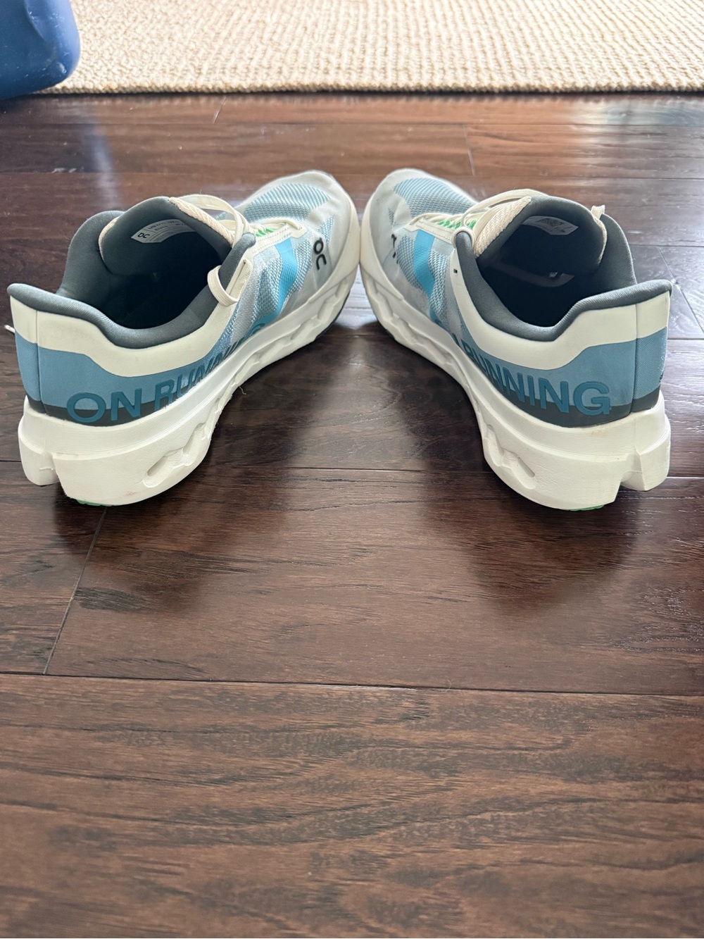 On Cloudsurfer Next Running Shoes - Niagara White - Picture 6 of 10